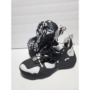 New Adidas Youth Harden Vol. 6 J Basketball White Black Sneaker Shoe Size 6Y W 7